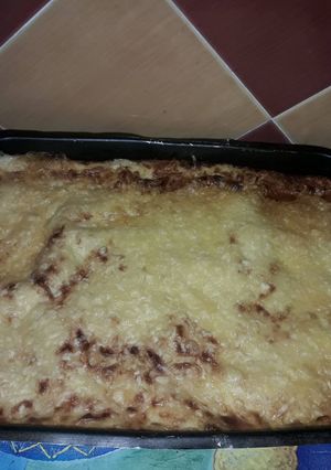 Una foto de Lasaña de verduras con queso