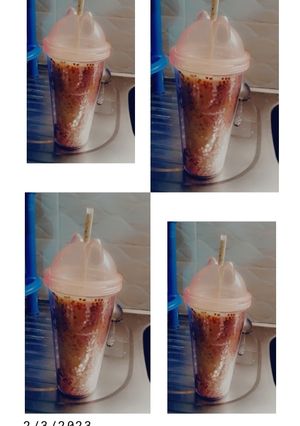 A picture of Passion smoothie 😋.