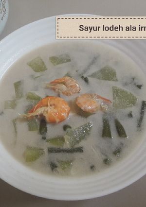 Foto resep Sayur lodeh udang mpasi