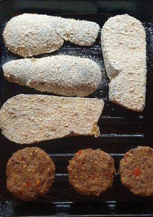 Una foto de Hamburguesa de lenteja