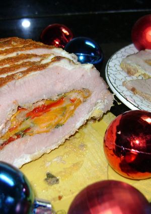 Una foto de Tapa de asado rellena