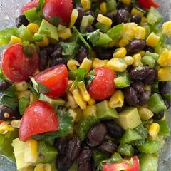 A picture of Black Bean Avocado Salad.