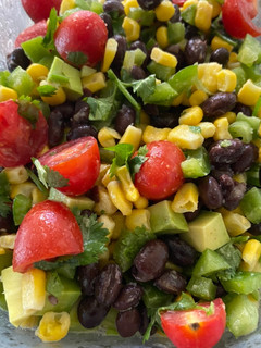 A picture of Black Bean Avocado Salad.