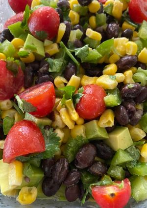 A picture of Black Bean Avocado Salad.
