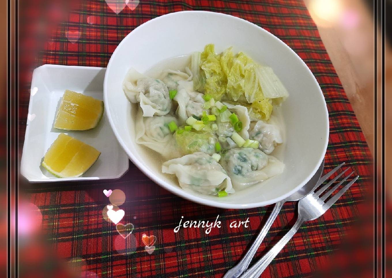 Pangsit kucai kuah