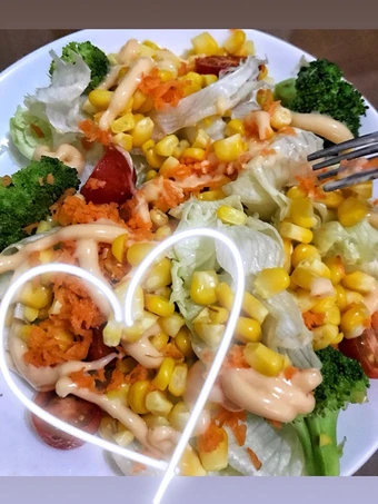 Langkah Gampang Membikin Resep  Salad sayur simple🥗 yang Bikin Ngiler, Enak
