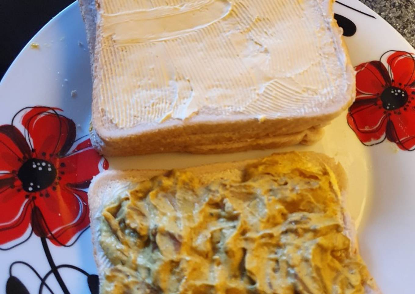 Creamy Lemon Curry Chip Butty