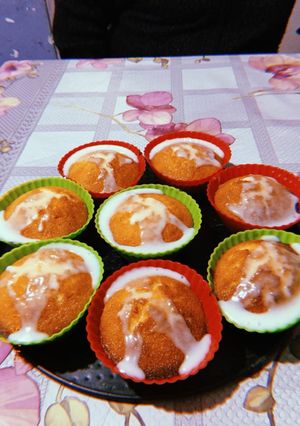 Una foto de *Muffins de limón *
