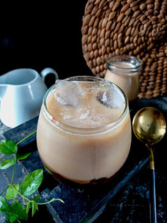 Foto resep Es kacang merah kopi susu