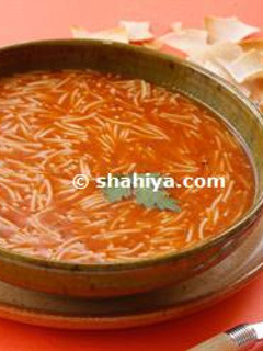 A picture of Tomato Vermicelli soup.