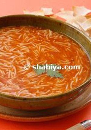 A picture of Tomato Vermicelli soup.