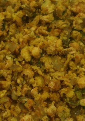 A picture of Egg bhurji.