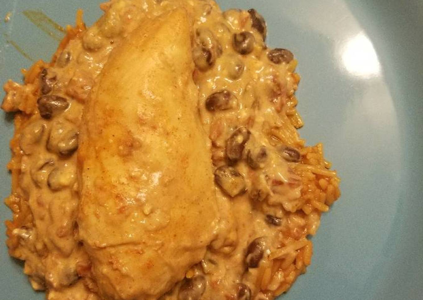 Crockpot fiesta chicken
