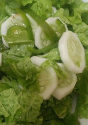 Una foto de Ensalada verde