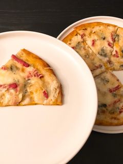 Une photo de Pâte à pizza légère à la butternut