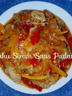 Foto resep Tahu Siram Saus Padang