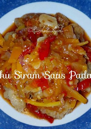 Foto resep Tahu Siram Saus Padang