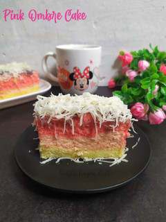 Foto resep Pink Ombre Cake