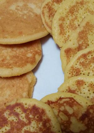 Foto resep Pancake Sederhana Dengan dan Tanpa Susu