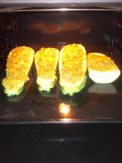Una foto de Zapallitos rellenos (vegano)
