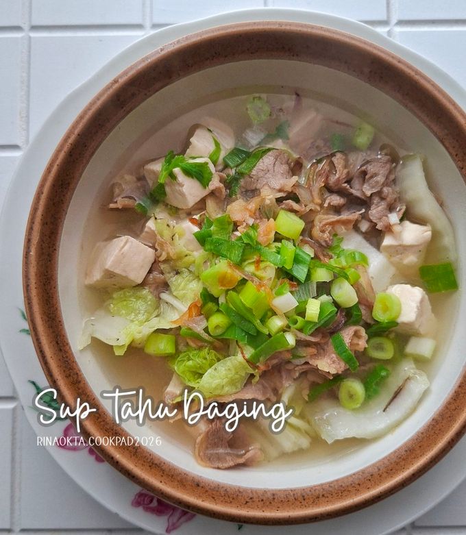 Foto resep Sup Tahu Daging
