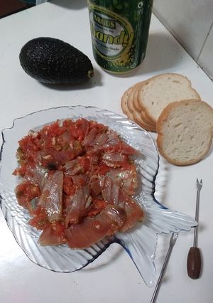 Una foto de Carpaccio de Mojama