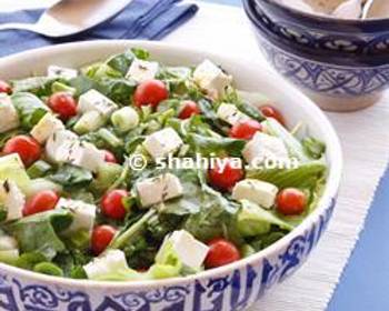 Easy Recipe Rocket leaves  feta cheese salad Delicious Perfect