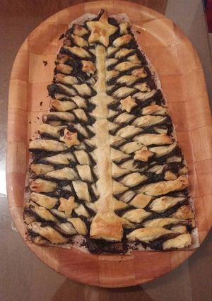 Csokis karácsonyfa recept fotója
