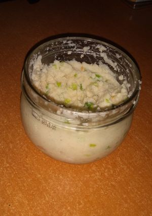 Una foto de Queso cremoso vegano