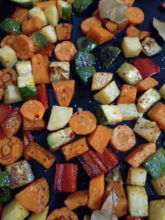 Una foto de Vegetales horneados