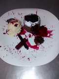 Volcan de chocolate