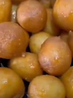 صورة لوصفة زلابية او لقمه القاضي بطريقه المحلات
