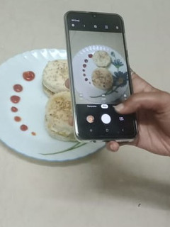 A picture of Idli burger.