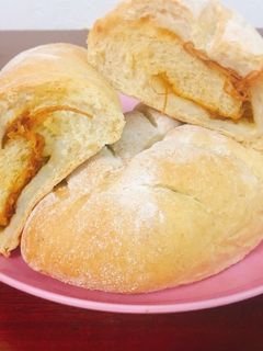Hình của món Bánh mì mochi nhân chà bông Đài Loan.