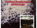 Puding Biscuit Marie coklat keju