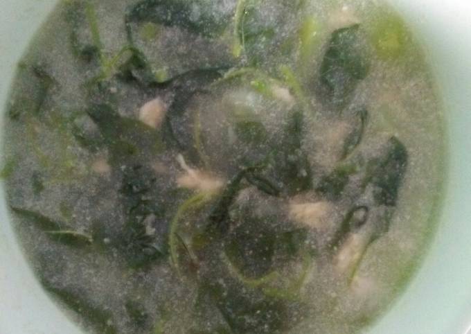 Sayur bobor bayam labu siam