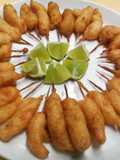Témpura de camarones