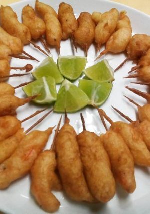 Una foto de Témpura de camarones