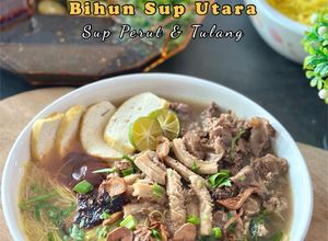 Gambar Bihun Sup Utara (Sup Perut & Tulang)