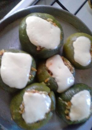Una foto de Zapallitos rellenos