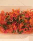 Ensalada 🥗 de Tomate 🍅 y Zanahoria 🥕