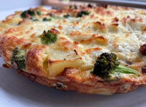 Foto resep Fritata, omellete telur kentang Italia dengan feta cheese