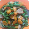 Tumis buncis, baso dan wortel