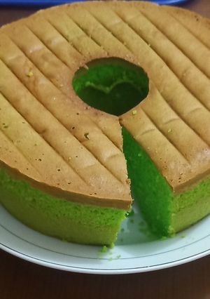 Foto resep Bolu pandan santan