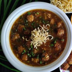 A picture of Manchow soup.