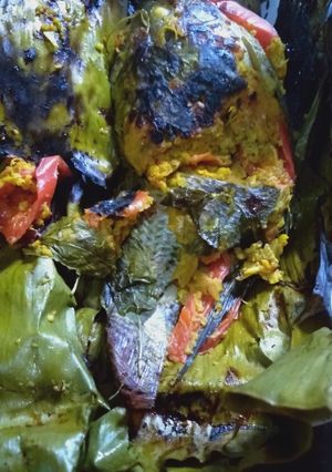 Foto resep Pepes asam muda ikan nila sungai