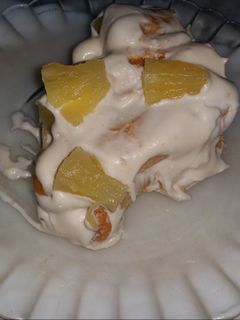 Una foto de Postre de Nata con Piña