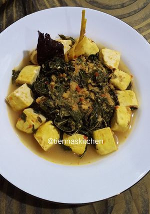 Foto resep Gulai daun singkong tahu