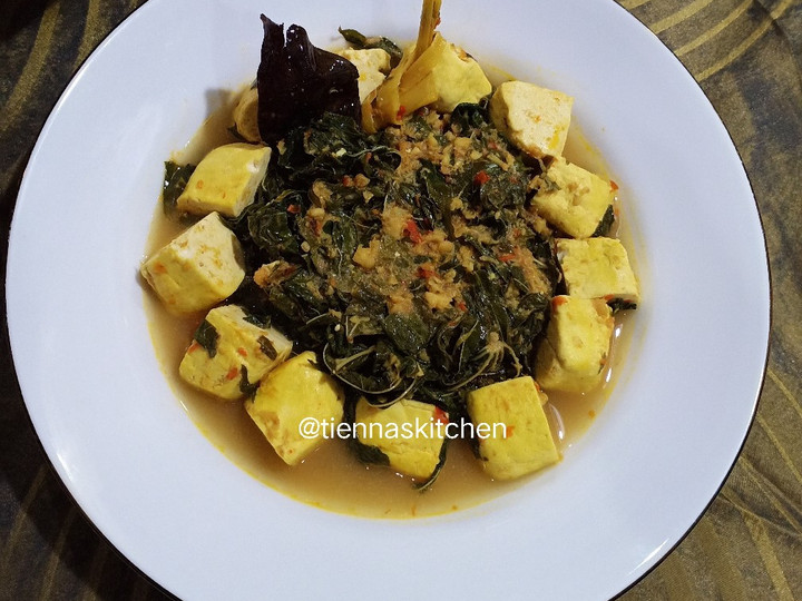 Resep Gulai daun singkong tahu Anti Gagal