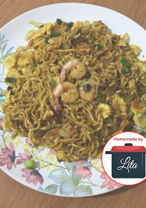 Foto resep Mie goreng udang sederhana mudah #homemadebylita